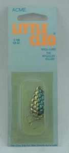 Acme C180HNB 1/8 Oz Little Cleo Spoon Hammered Nickel blue - Picture 1 of 3