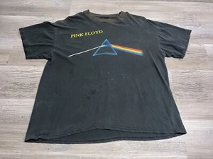 Vintage 90s Pink Floyd T-Shirt Dark Side Of The Moon Brockum USA Prism Size XL - Picture 1 of 11
