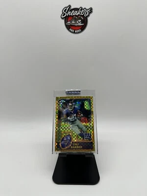 2003 Topps Chrome NFL Card XFRACTOR 73/101 GOLD Football TIKI BARBER NY Giants - Image 1 of 4