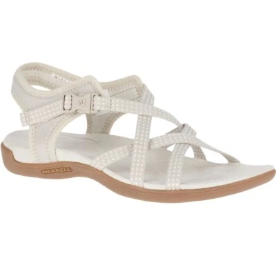 Sandalias de celosía Merrell District Muri forro plateado sandalias cómodas talla 9 Foto 1 de 4