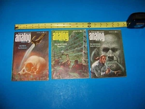 Analog Magazine  Science Fiction  (3 mags Oct. Nov. Dec.)  Vintage 1968 - Bild 1 von 2