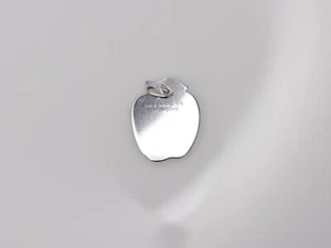 Tiffany & Co Sterling Silber GRAVUR Apfel Anhänger - Bild 1 von 5