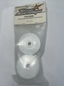 Team Durango DEX210 2WD Buggy White Dish Front Wheels (Rims) TDRTD510020 - Picture 1 of 2