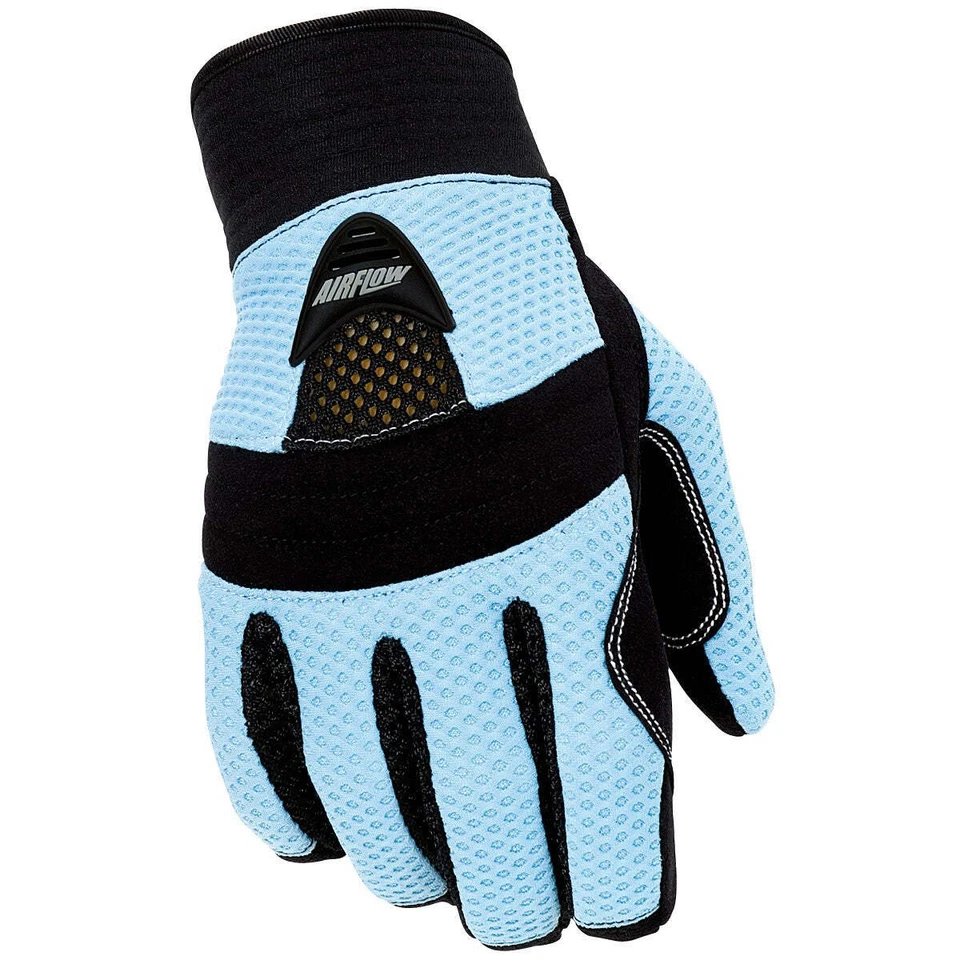 Tour Master Women's Airflow Mesh Motorcycle Gloves - Light Blue - Large - Image 1 of 1