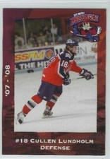Cullen Lundholm 2007-08 Des Moines Buccaneers (USHL) 