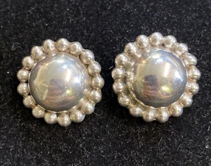 Sterling 925 Clip Earrings 16.2g - Picture 1 of 10