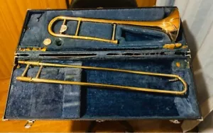 YAMAHA YSL-3530R Tenor Trombone Free Shipping With Case USED Japan FedEx - Picture 1 of 5