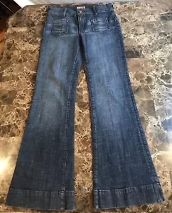 y2k low rise bellbottom “tacky” Y2K flare jeans Grunge Bratz Sz 28 Cutesy! Mall - Picture 1 of 19