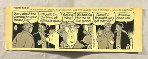 GASOLINE ALLEY PERIÓDICO DE ARTE ORIGINAL DIARIO JUEVES, 2 DE FEBRERO DE 1989 SCANCARELLI - Imagen 1 de 6