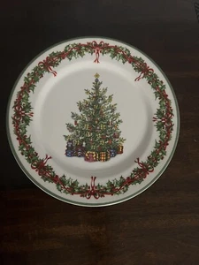 Christopher Radko HOLIDAY CELEBRATIONS Christmas Dinner Plate 10 3/4" - Picture 1 of 4