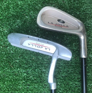 LA JOLLA Club Juniors 2 Golf Clubs Putter, 7-8, Kids 48"-50" height RH - Picture 1 of 10