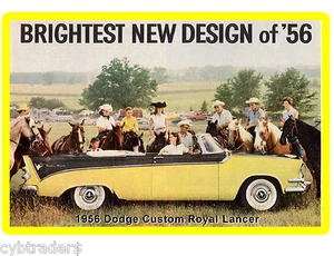 1956 Dodge Custom Royal Lancer Convertible Magnet - Picture 1 of 1