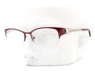 Bvlgari 2163-H 2001 Gafas Semi Sin Montura Rojo Borgoña 52-18-135  Foto 1 de 4