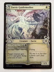 MTG Throne of Eldraine Faerie Guidemother Showcase Foil 274 NM - Picture 1 of 2