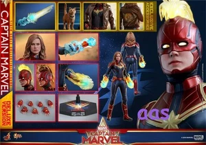 Lager Neu Hot Toys MMS522 Deluxe Version Captain Marvel 1/6 Actionfigur Modell - Bild 1 von 12