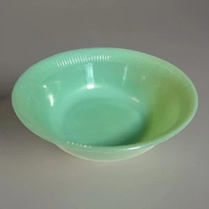 Vintage Fire King Jadeite Jane Ray Serving Bowl Original Hocking 8 1/4" SEE DESC - Picture 1 of 7
