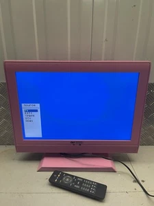 Acoustic Solutions LCDW19HDP Pink 19" Inch TV Freeview Player HDMI Scart Remote - Picture 1 of 5