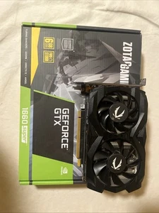 ZOTAC GeForce GTX 1660 Super 6GB GDDR6 (ZT-T16620F-10L) READ DESCRIPTION - Afbeelding 1 van 11