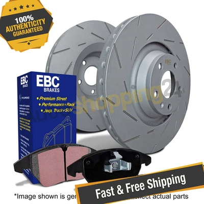 Kit de frenos delanteros ranurados deportivos EBC S2KF1059 con pastillas de freno para Nissan 300ZX 90-96 Foto 1 de 4