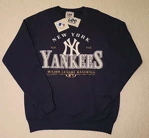 Lee Sport NY Yankees Pullover Sweatshirt Genuine Merchandise LS Med NWT - Picture 1 of 14