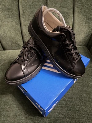 Adidas Stan Smith Tempo Libero Core Black JQ5838 - Rare Premium Leather Edizione Limitata - Immagine 1 di 4