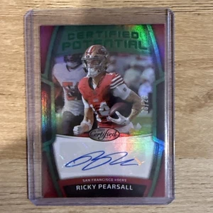 2025 Panini Certified Ricky Pearsall Certified Potential Autograph 8/25 - Bild 1 von 2