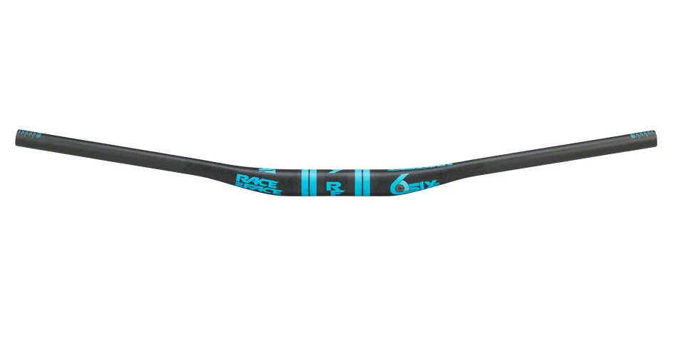 Manillar SIXC - Manillar elevador de carbono RaceFace SIXC: 35 x 820 mm 20 mm elevación azul Foto 1 de 1