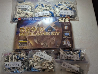 Lot 8 Sets (See Desc) LEGO Droid Developer Kit (9748) Educational R2-D2 - Image 1 of 4