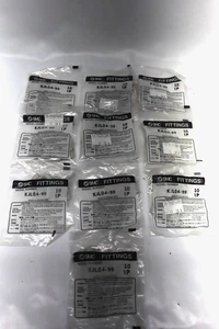 100 NUOVI - RACCORDO SMC KJL04-99, KJ MINI ONE TOUCH - NUOVO - Foto 1 di 5