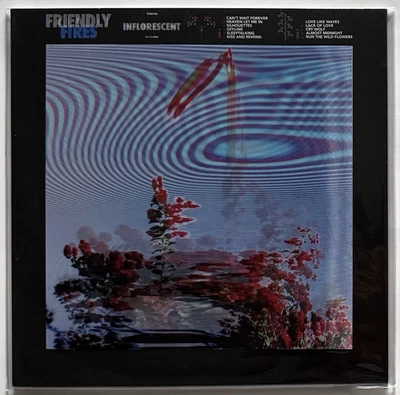 FRIENDLY FIRES - Inflorescent LP 180g Clear Vinyl Lenticular Cover EX Foto 1 de 2
