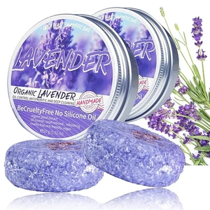 2Pcs Humby Shampoo Bar for Gray Hair Humby Purple Rain Shampoo Bar Grey New - Picture 1 of 8