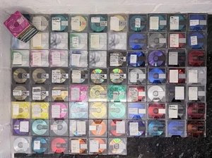 Lot 90x Mixed Recordable Minidisc MD 74 80 Sony TDK JVC Crystal Colour Bundle - Picture 1 of 7