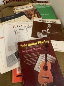 10 Vintage Guitar Technique Books Segovia Noad Fernando Sir Carcassi Mel Bay Vtg - Picture 1 of 11