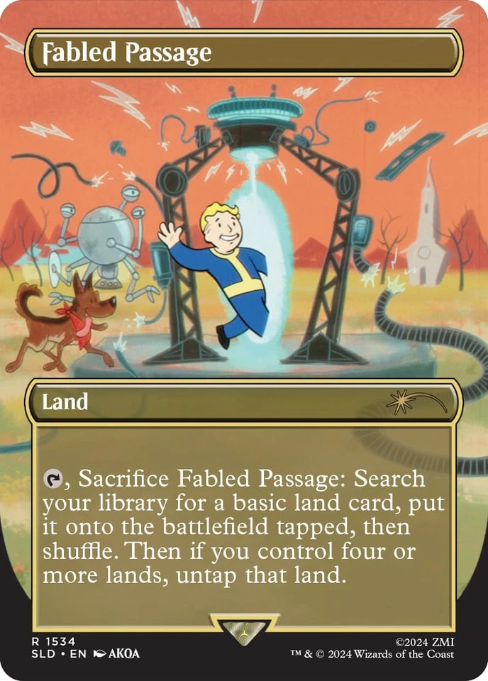 MTG FOIL 1534 Fabled Passage English SLD - Image 1 of 1