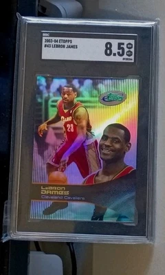 LeBron James 2003 eTopps #43 Refractor ✅ Holo Rookie RC Card Cavaliers Lakers  - Image 1 of 4
