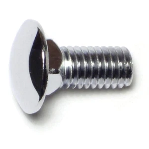 7/16"-14 x 1" Chrome Grade 5 Carriage Head Bumper Bolts (5 pcs.) - Picture 1 of 1