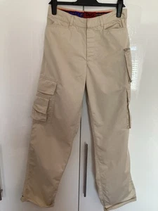 D & G SPORT / DOLCE & GABBANA CAMEL COLOR CARGO PANTS, 30 Waist / 32 Leg - Picture 1 of 4