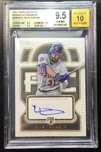 🔥2023 Topps Definitive Riley Greene Rookie /50 RC SP BGS 9.5 Auto 10 GEM MINT💎 - Bild 1 von 2