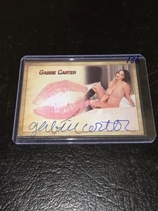 Gabbie Carter Collectors Expo Autograph Signed Kiss Card Model #136 - Picture 1 of 2