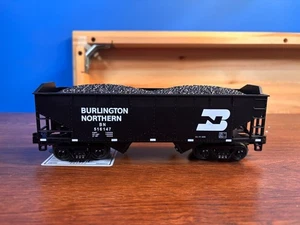 MTH 20-90014D Burlington Northern 2-Bay Offset Hopper W/Coal Load LN/Box - Picture 1 of 7