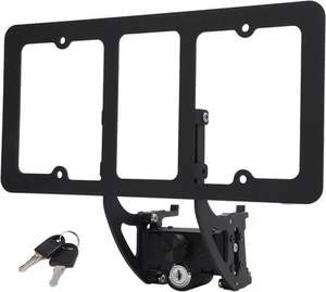 NEW License Plate Frame for 2021-2024 Tesla Model Y Lockable Holder Aluminium - Picture 1 of 9