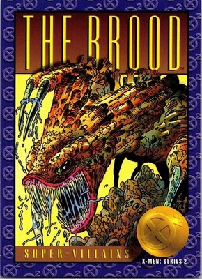 Super-Villains 60 The Brood X-Men Series 2 1993 Skybox Trading Card Game  - Image 1 of 2
