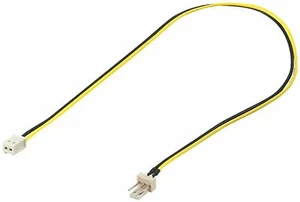 Fan Cable PC power Converter/adapter 3 Pin Male to 2 Pin Female 30cm 0.3m  - Picture 1 of 1