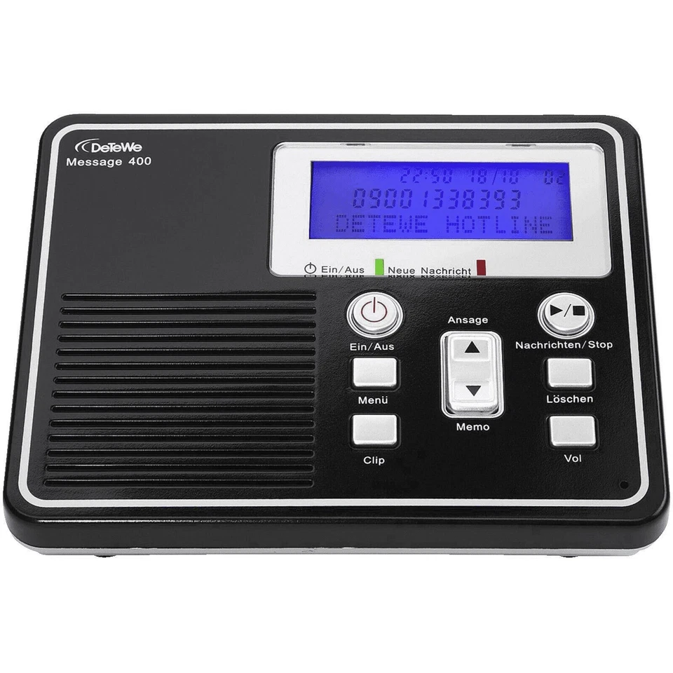DeTeWe Message 400 Anrufbeantworter digital Display digitaler  AB - Bild 1 von 1