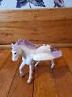 NEW Mojo White Purple Glitter Pegasus Horse Toy Figure Figurine with Wings 2014