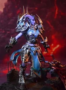Figura de acción pintada WOW caballero femenino Draenei 1/12 personalizada (sin plataforma) - Imagen 1 de 9
