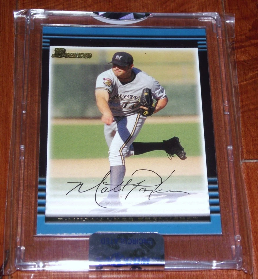 2002 Bowman Uncirculated #384 Matt Parker Milwaukee Brewers RC *A3 - Image 1 of 1