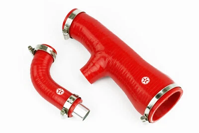 Manguera turbo de admisión de silicona Stoney para Ford Focus MK2 1.6 TDCI C-Max 03-07 roja - Imagen 1 de 4