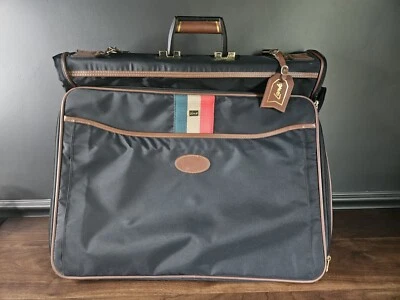 Vintage 1995 Lark Garment Bag Black Travel Bag Accessories Shoulder Strap Foto 1 de 4