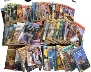 Bookseller Bargain Lot #16 Harlequin Color Stripe PB Lot of 58 Various Authors - Picture 1 of 6